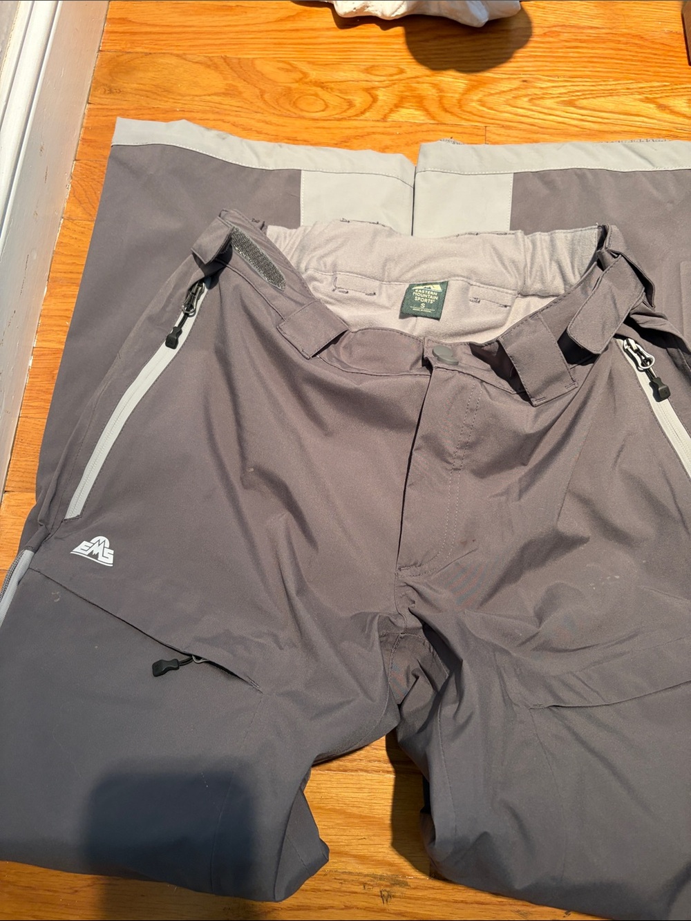 Womens Gray Ski Snow Pants – Lightweight Waterproof Performance